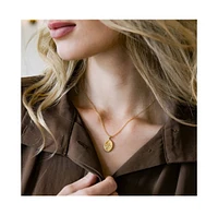 Vincero Women's Wings Necklace in Polished 14k Gold Pendant