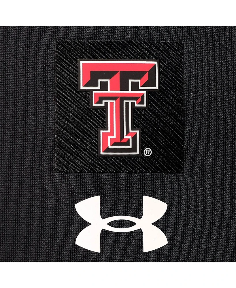 Under Armour Men's Black Texas Tech Red Raiders 2021 Sideline Command Full-Zip Jacket