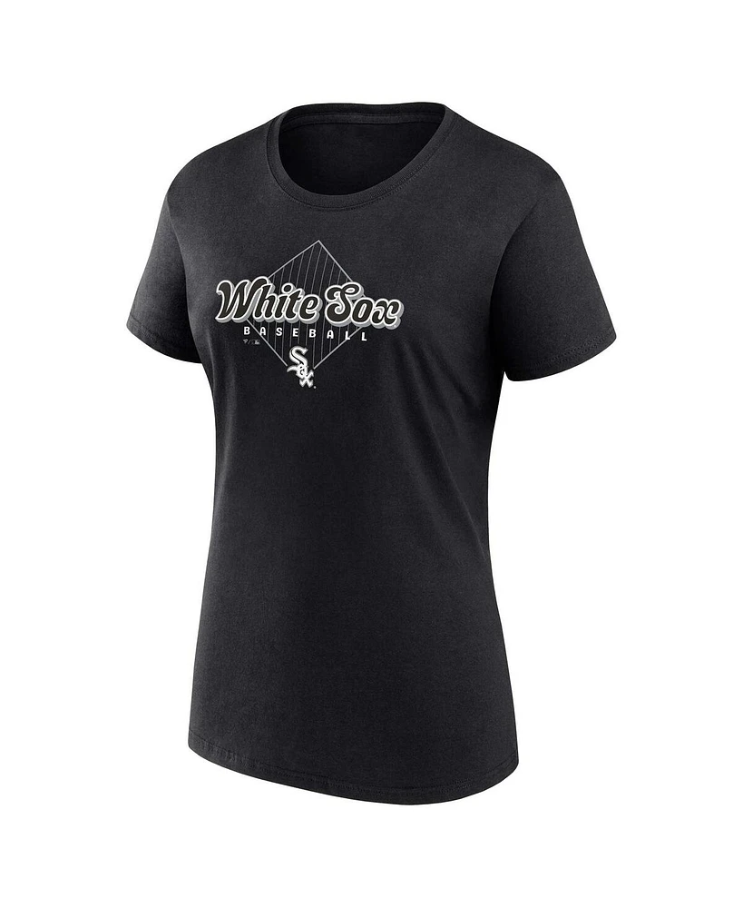 Fanatics Women's Gray/Black Chicago White Sox T-Shirt Combo Pack