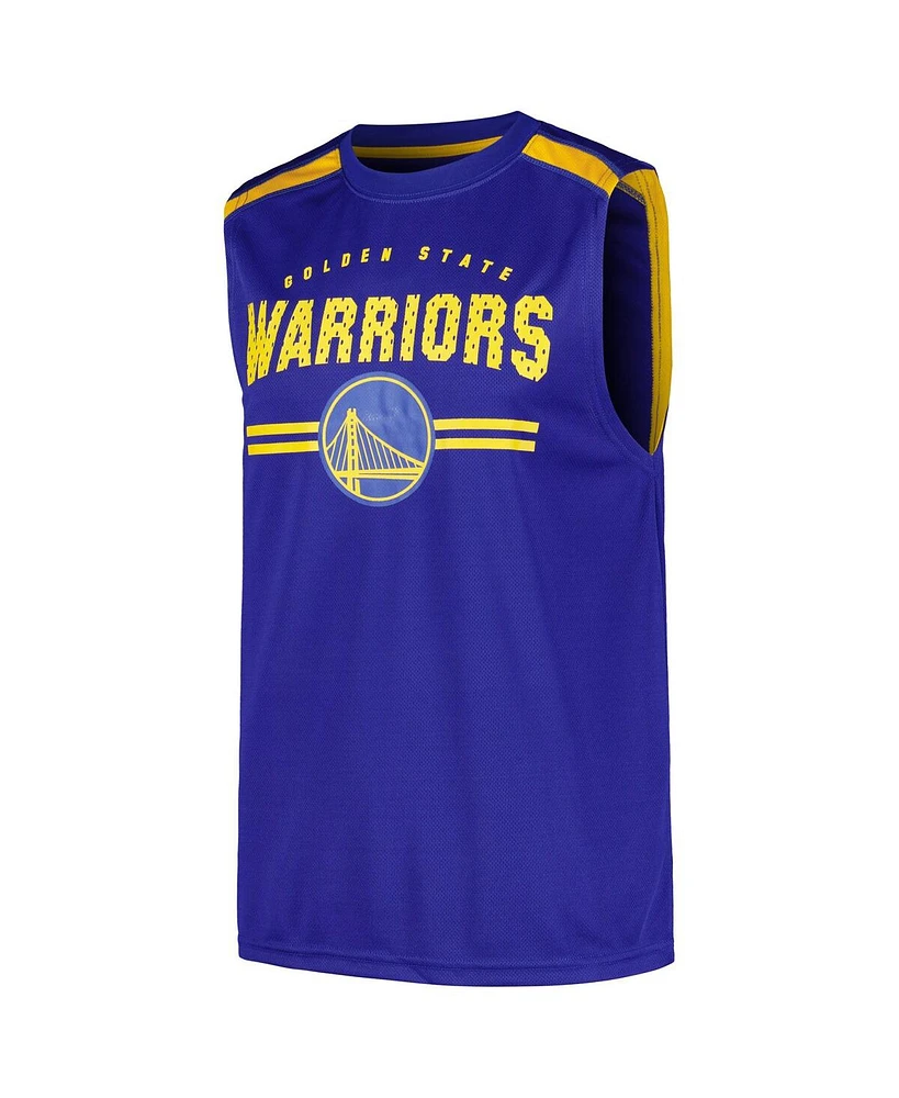 Fanatics Men's Royal Golden State Warriors Birdseye Muscle Tank Top