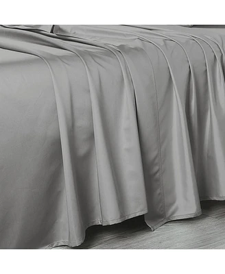 800 Thread Count Heavyweight Cotton Flat Sheet Only Usa, King