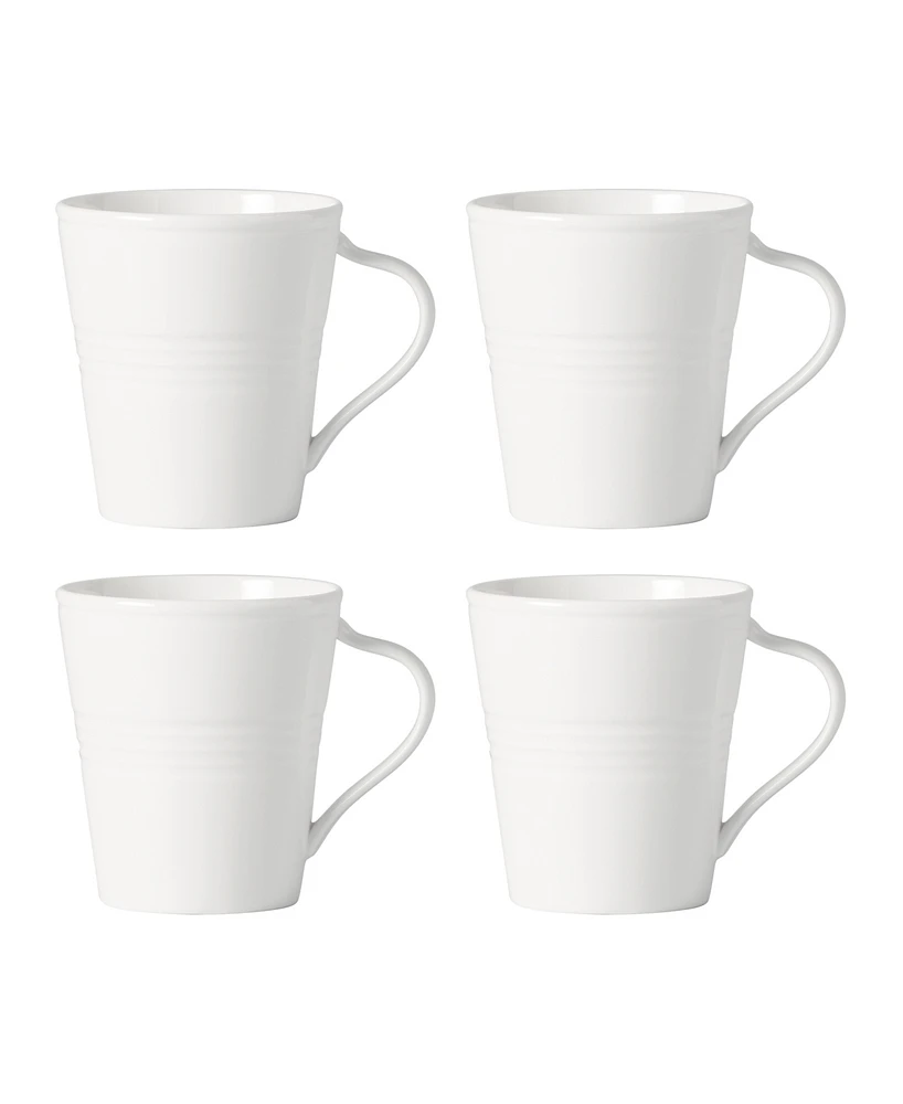Lenox Tin Can Alley 7 Degree Mugs, Set of 4