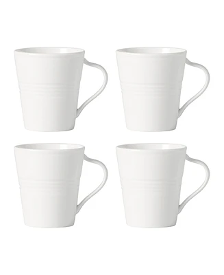 Lenox Tin Can Alley 7 Degree Mugs, Set of 4