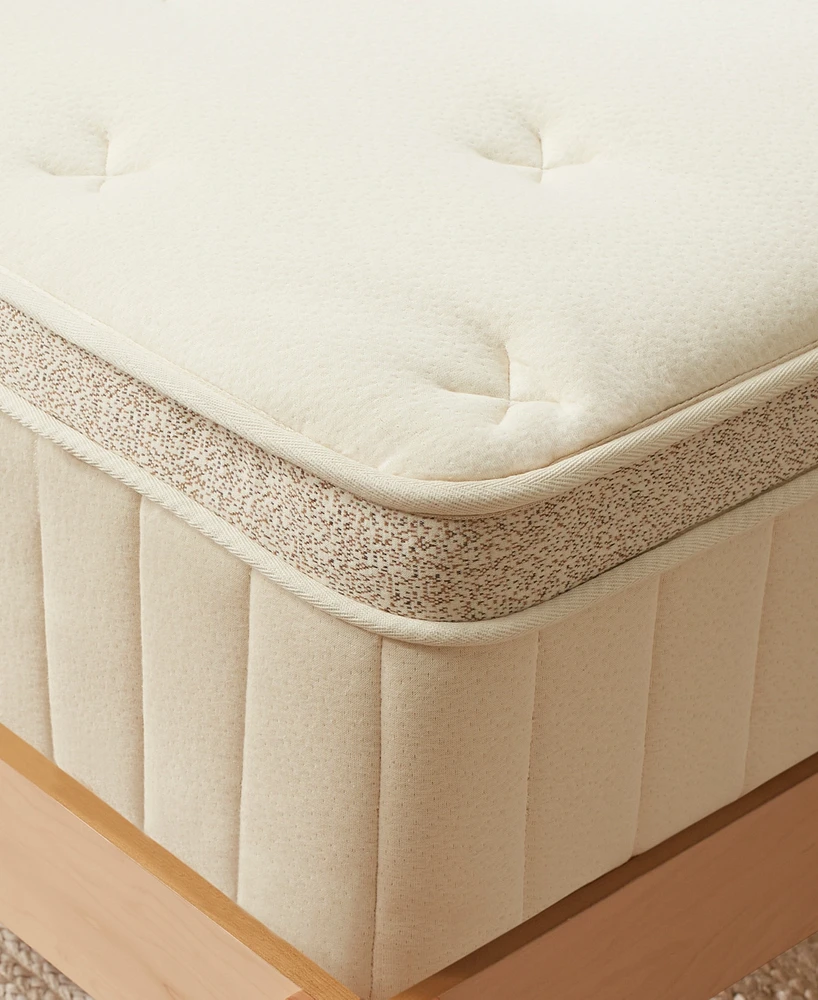 Brooklyn Bedding Birch Luxe Natural 11.5" Cushion Firm Mattress