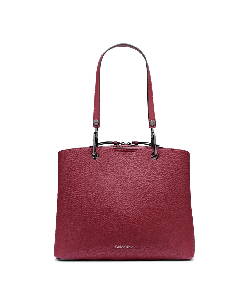 Calvin Klein Garnet Triple Compartment Tote