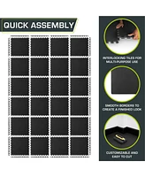 Exercise Puzzle Mat 3/4-in, 96 Sq Ft - 24 Tiles