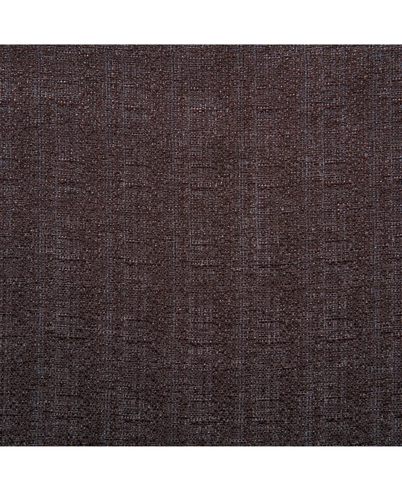 Chanasya Premium 2-Panel Gradient Ombre Faux Belgian Flax Semi Sheer Curtains