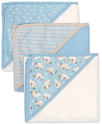 Jessica Simpson Baby Boys Hooded Towel and Washcloth