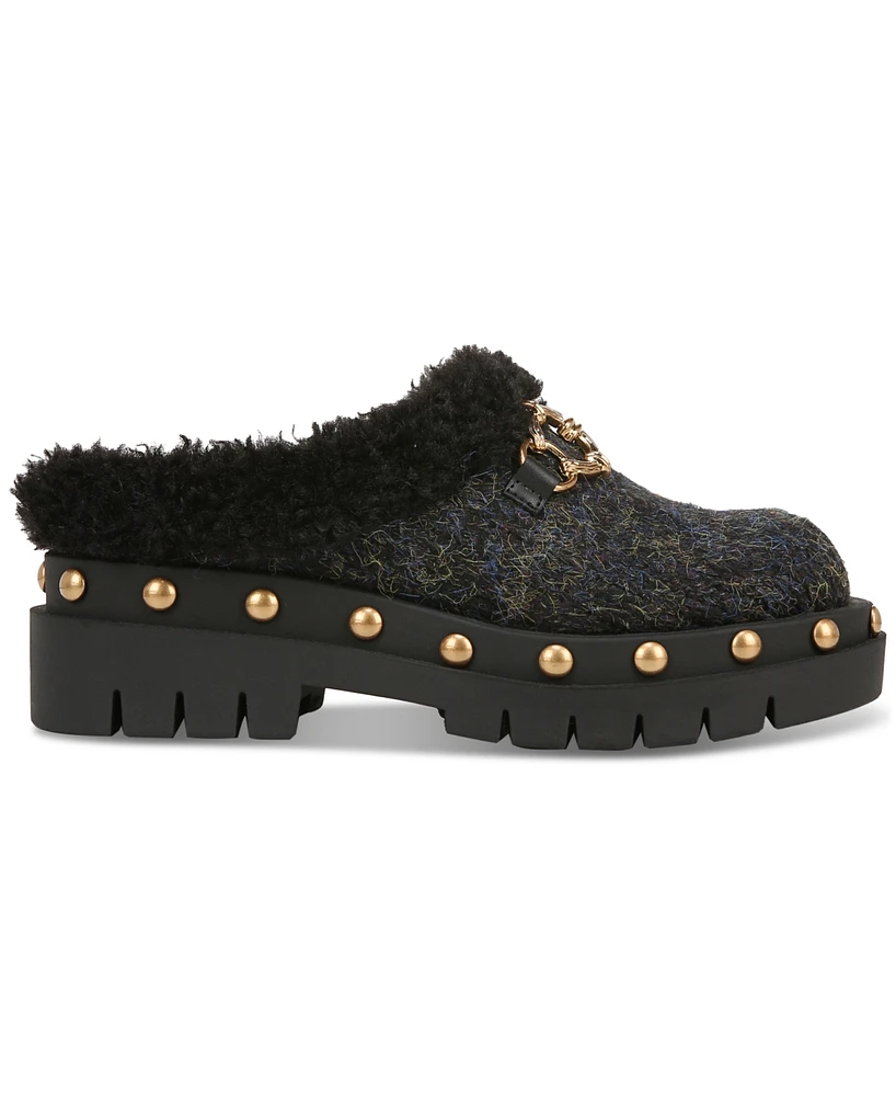 Circus Ny by Sam Edelman Annie Cozy Studded Slip-On Lug-Sole Clogs