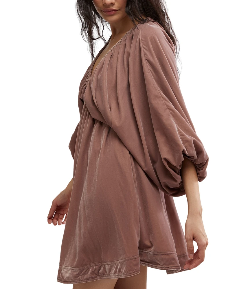 Free People Women's Portia Velvet Mini Dress