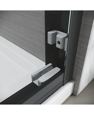 Sliding Shower Doors Safe & Smooth, 56-60"W x 72"H, Adjustable