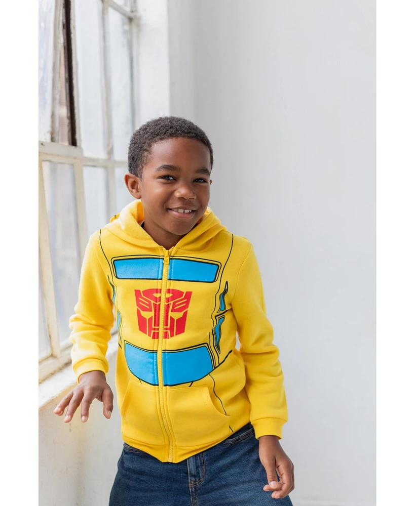 Transformers Little Boys Fleece Zip Up Hoodie