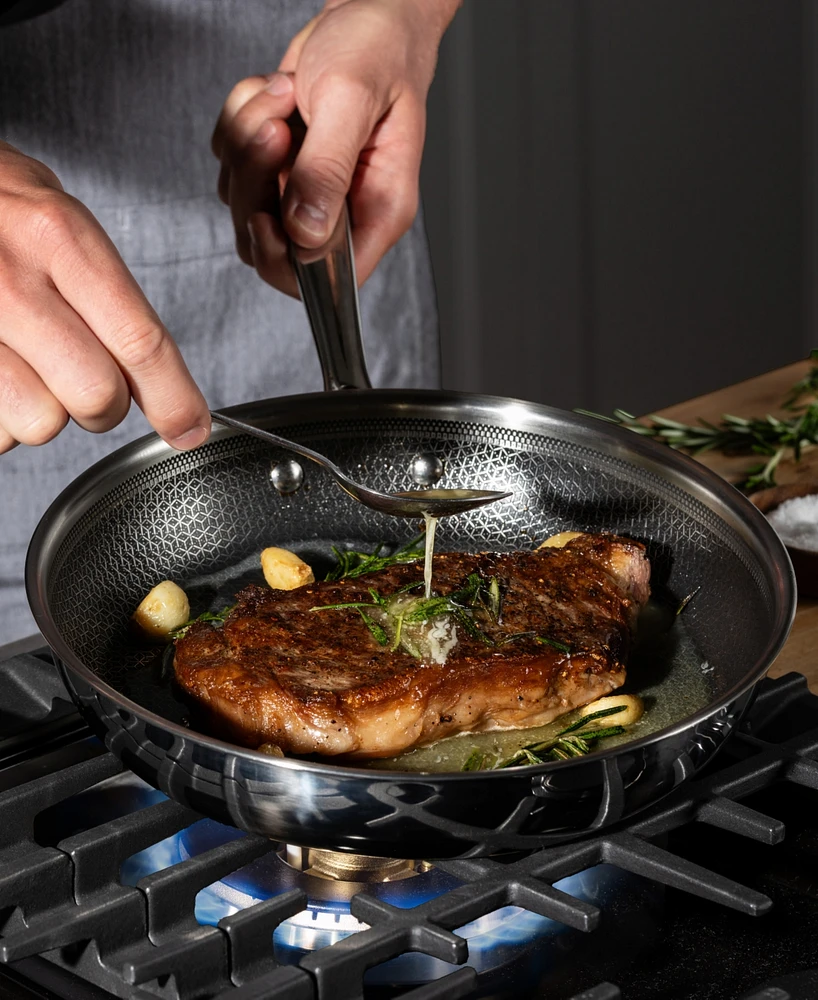 T-Fal Hybrid Mesh Stainless Steel 10.5" Frypan