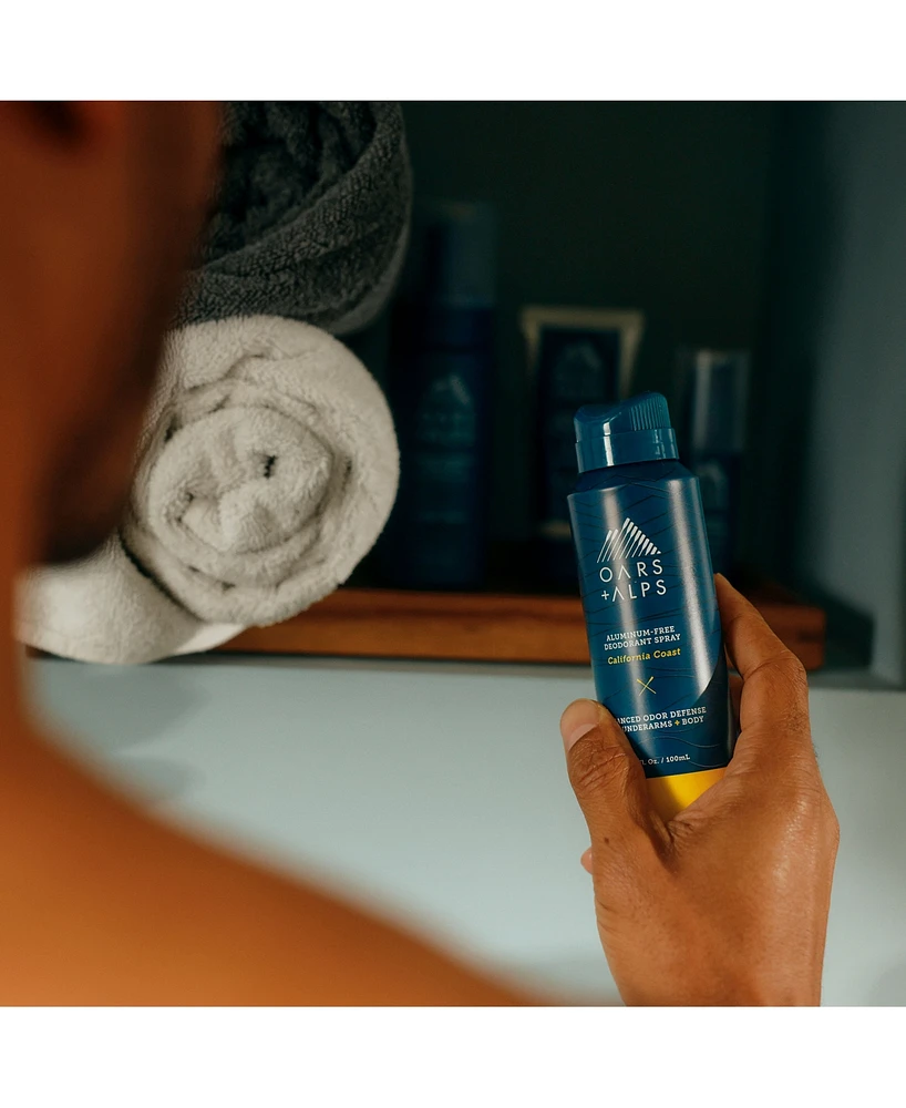 Oars + Alps California Coast Deodorant Spray, 3.4 oz.