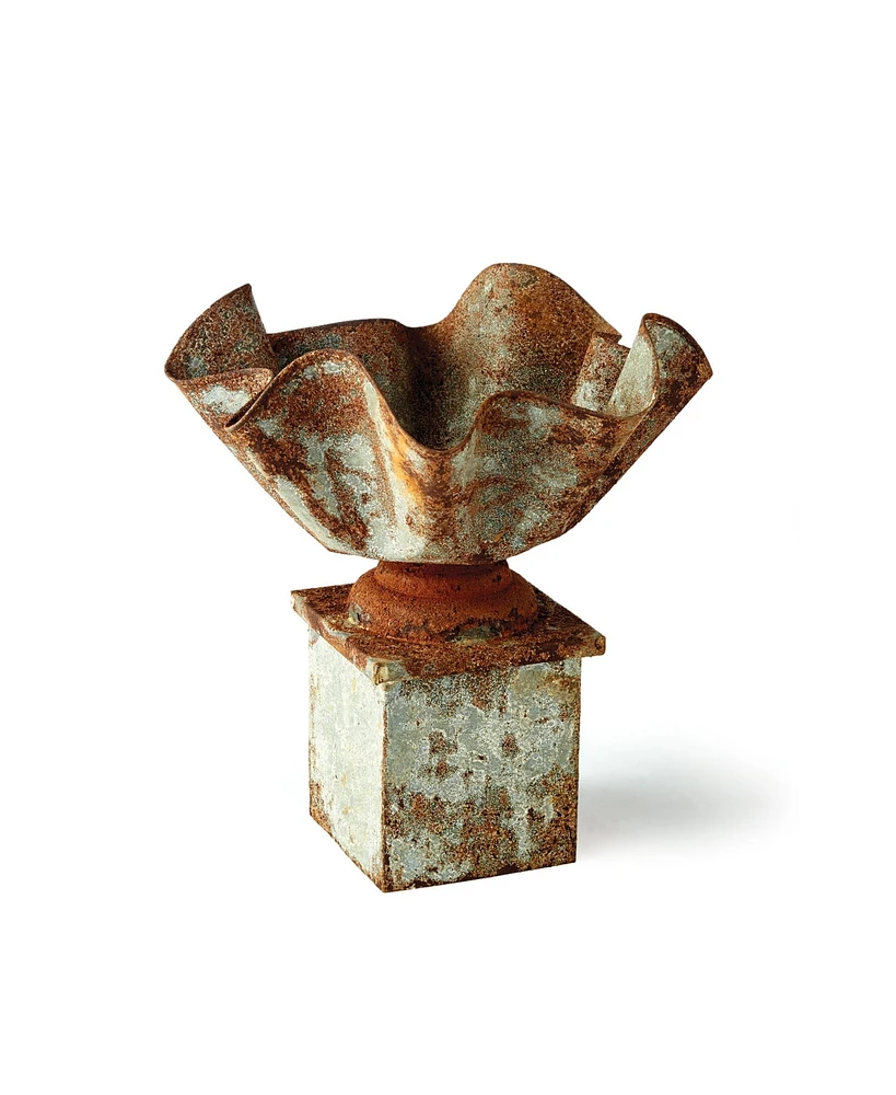 Galvanized Handkerchief Planter