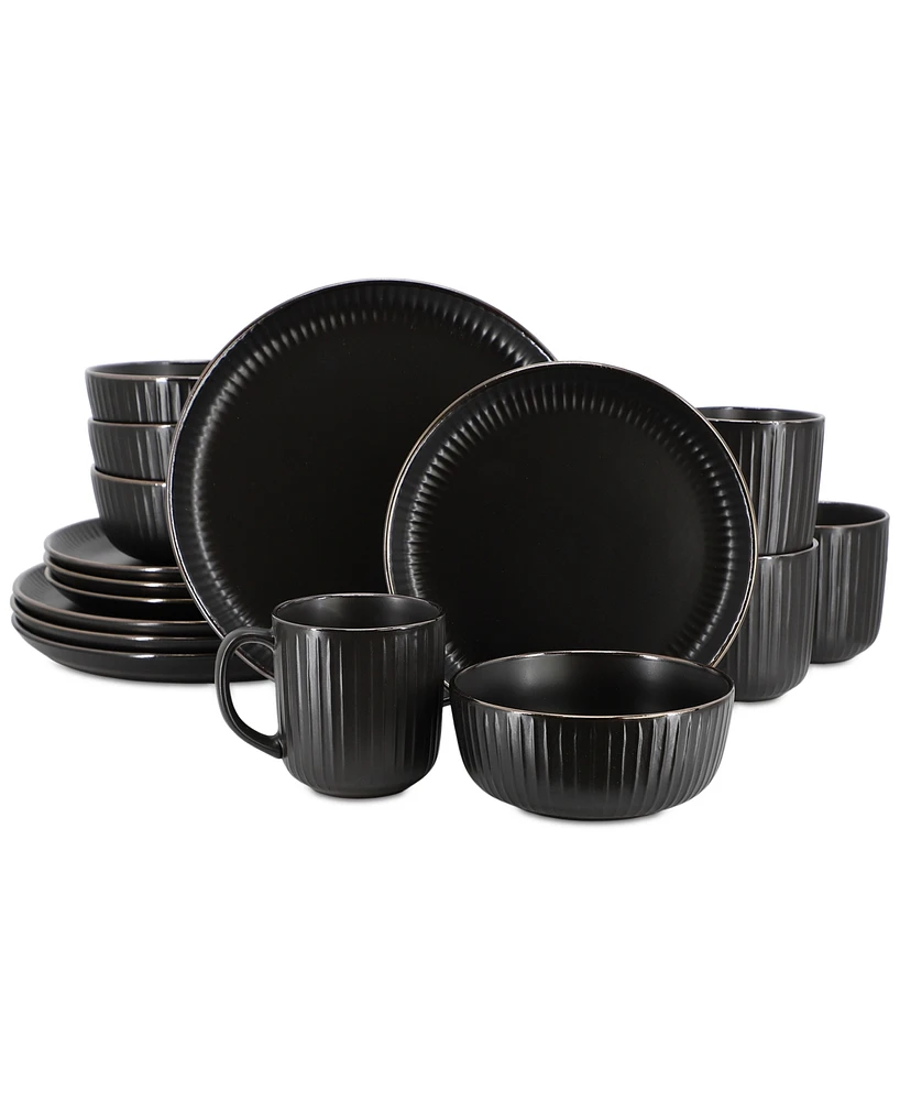 Elama Leo 16 Pc. Dinnerware Set, Service for 4