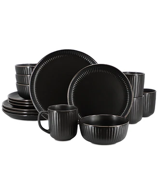 Elama Leo 16 Pc. Dinnerware Set, Service for 4