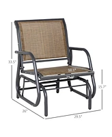 Slickblue 2-Piece Outdoor Glider Chair Set – Comfortable and Stylish Seating for Patio or Garden