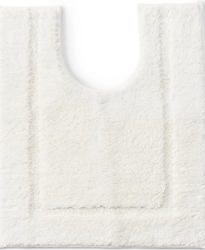 Lands' End Cotton Non-skid Contour Bath Rug