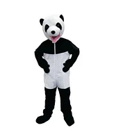 Dress Up America Giant Panda Jumpsuit Head Mask Mascot Toddlers Girls Boys