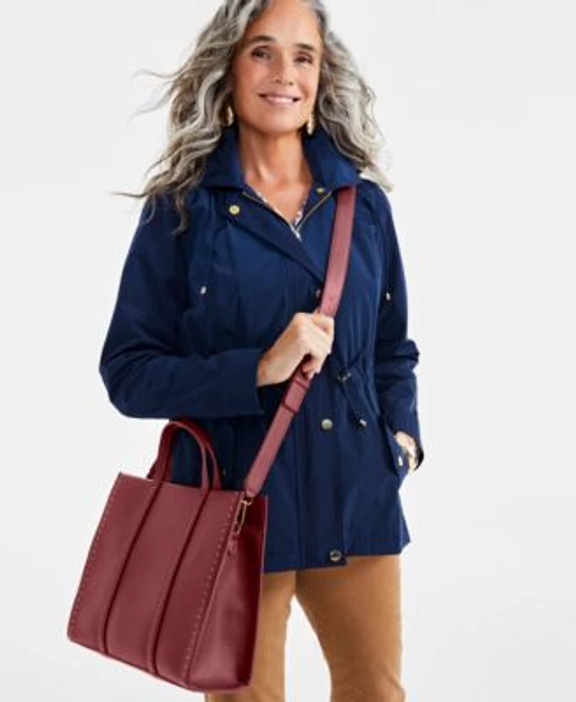 Style Co Womens Utility Jacket Henley Shirt High Rise Jeans Tote Boots Accessories Created For Macys