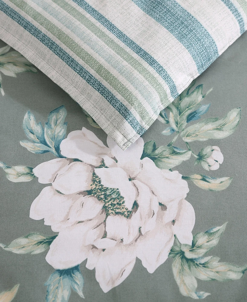 Laura Ashley Wisley Floral Reversible 7-Pc. Comforter Set