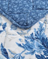 Laura Ashley Breezy Floral Reversible 2-Pc. Quilt Set, Twin