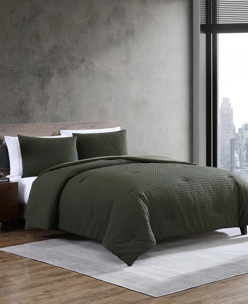 Kenneth Cole New York Houndstooth Embossed 3-Pc. Comforter Set