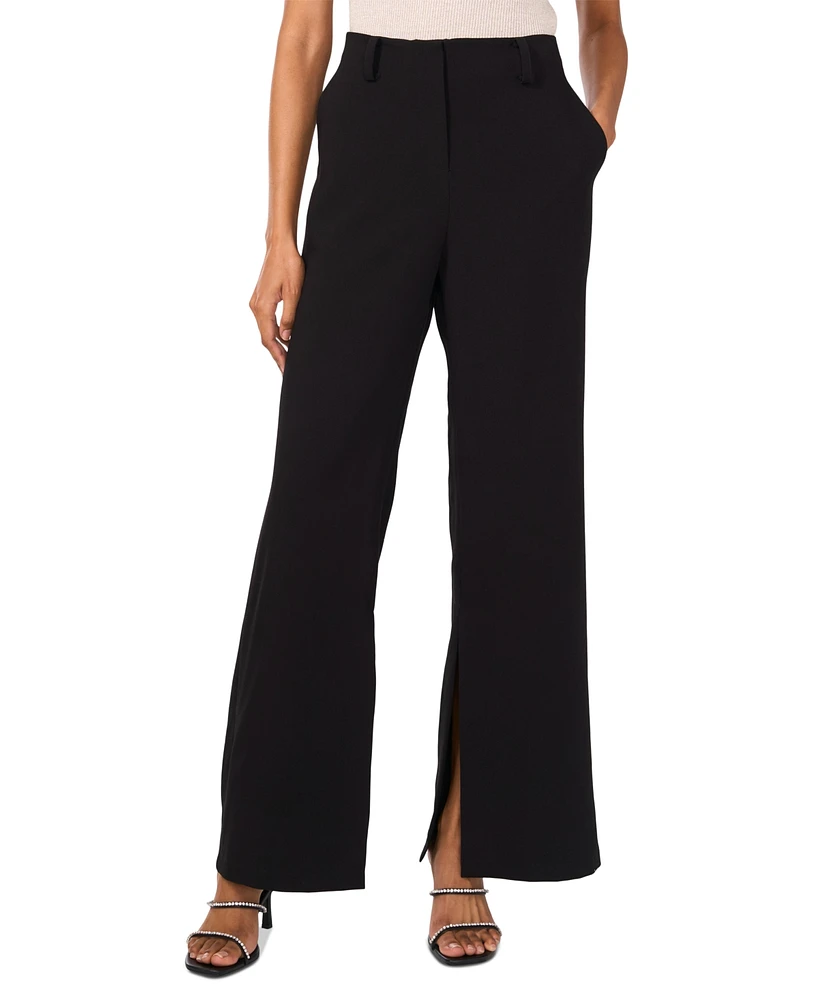 Vince Camuto Women's Wide-Leg Split-Hem Trousers