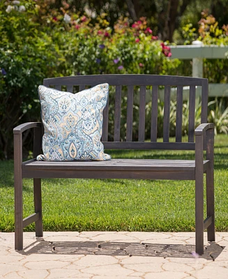 Loja Bench: Durable Acacia Wood Bench For Outdoor Comfort And Style