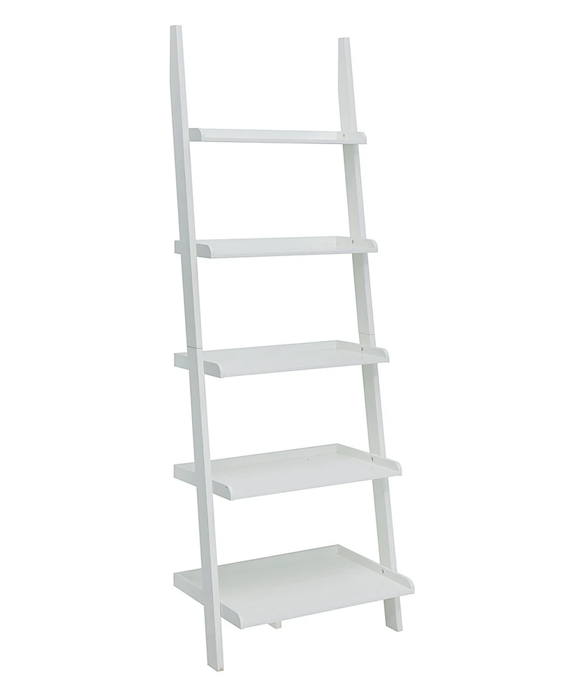 Convenience Concepts 25" Solid Pine French Country Bookshelf Ladder