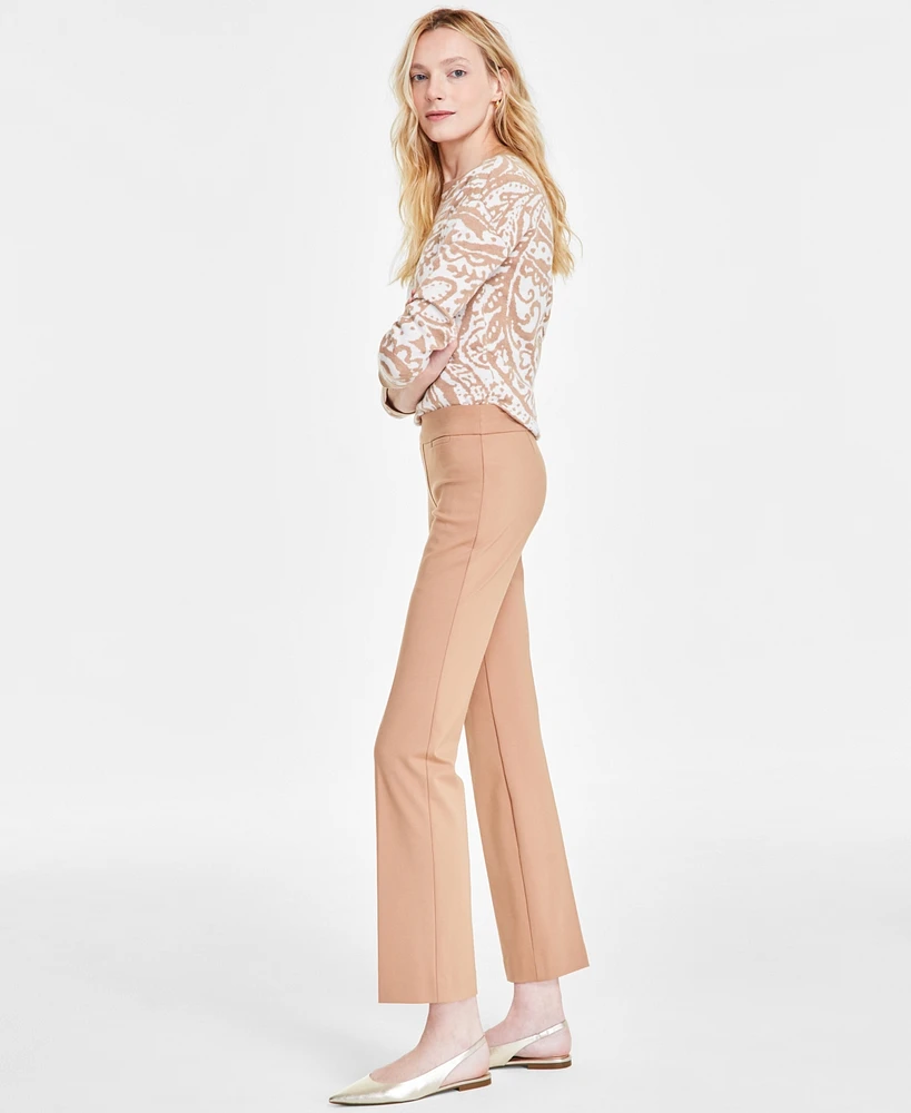 Jones New York Women's Nyc Compression Bootcut Pull-On Pants