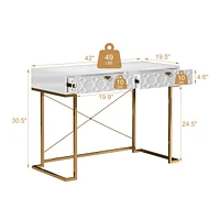 Boyel Living Functional Writing Desk with Ample Storage and Modern Design