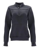 RefrigiWear Women's Quarter-Zip Fleece Sweatshirt - Insulated Ladies Work Pullover with Thermal Comfort