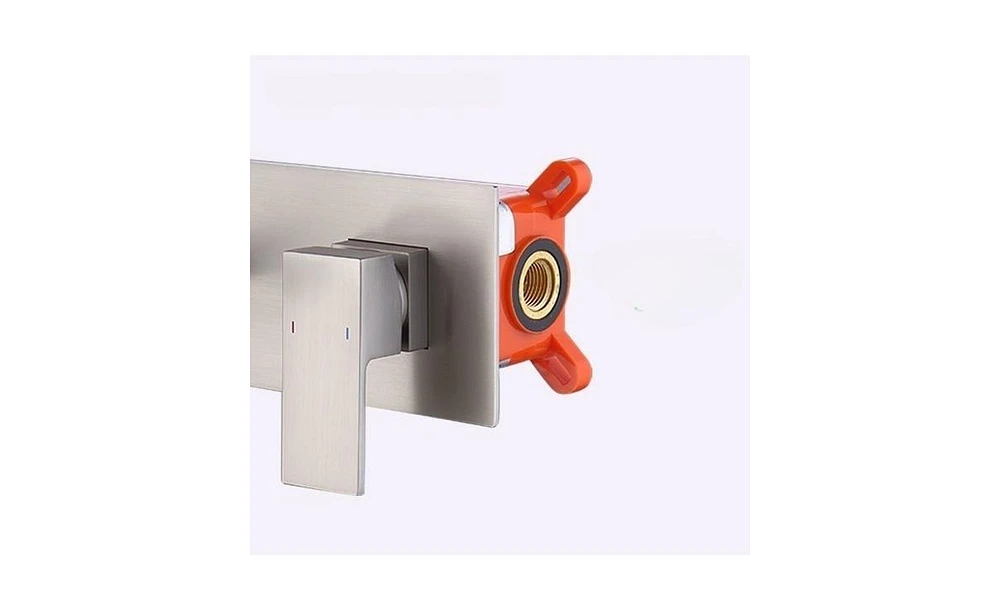Wall-Mount Bathroom Faucet for Sink or Bathtub, Single Handle, 2 Holes