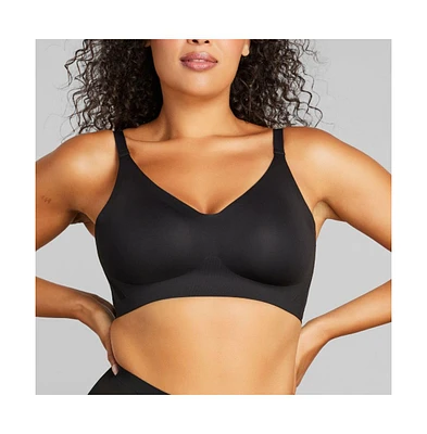 Siella Women's Silky Smooth V-Neck Bra