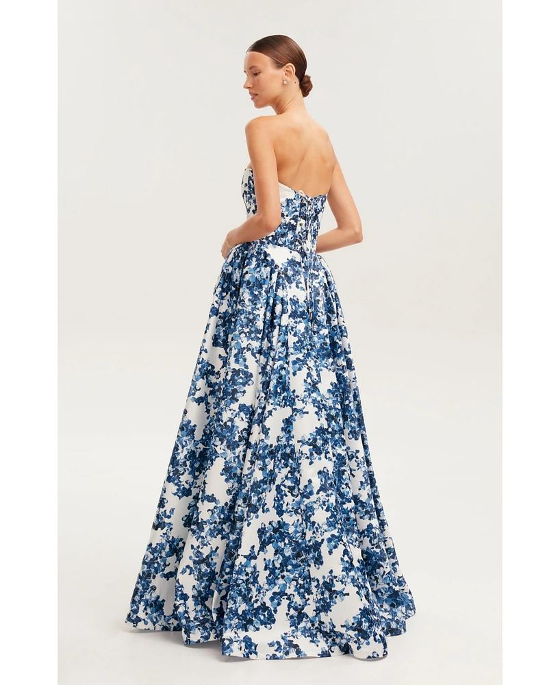 Milla Women's Ravishing Corset Maxi Dress