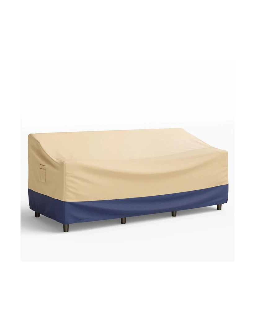 Sugift Patio Furniture Cover with Padded Handle and Click-Close Straps-77 x 43 x 30 inches