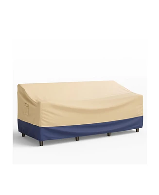 Sugift Patio Furniture Cover with Padded Handle and Click-Close Straps-77 x 43 x 30 inches