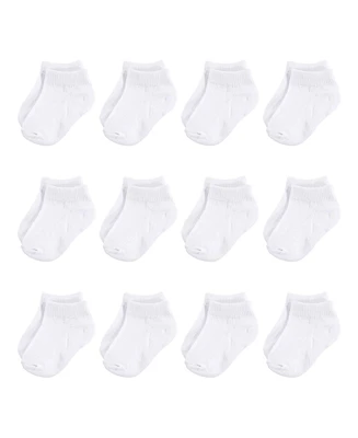 Hudson Baby Boys Unisex 12Pk No Show Socks