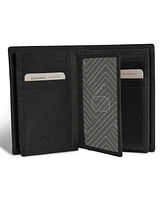 Champs Men's Onyx Collection Leather Vertical Wallet
