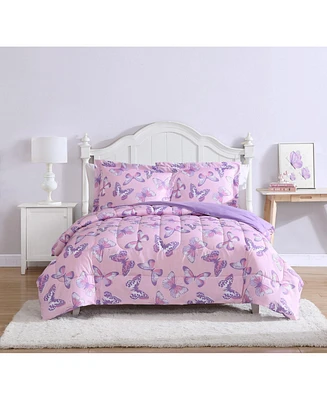 Alex + Bella Magical Butterfly 2-Piece Ultra Soft Microfiber Comforter Set - Twin