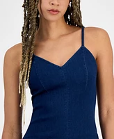 Tinseltown Juniors' Sleeveless Cargo Bodycon Dress