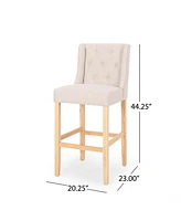 27" Wingback Bar Chairs Set of 2,Counter Stools for Kitchen Island or Home Bar-The Pop