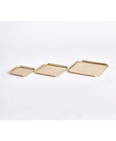 Dezi Rectangular Serving Trays St/3