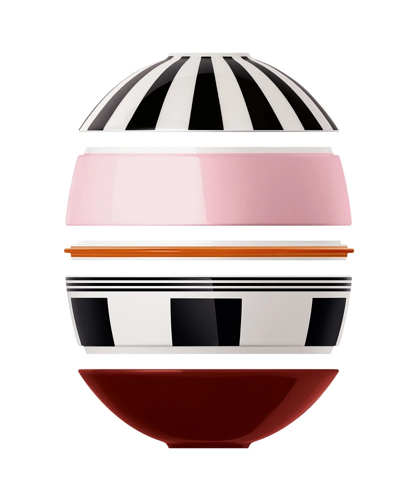 Villeroy & Boch La Petite Boule Memphis 5-Piece Appetizer Set, Service for 1