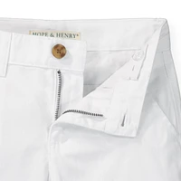 Hope & Henry Big Boys Cotton Stretch Chino Short