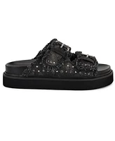 Nine West Women's Eleny Double Band Flatform Sandals