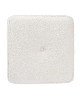 Baxton Studio Isaiah Modern and Contemporary Ivory Boucle Upholstered Ottoman