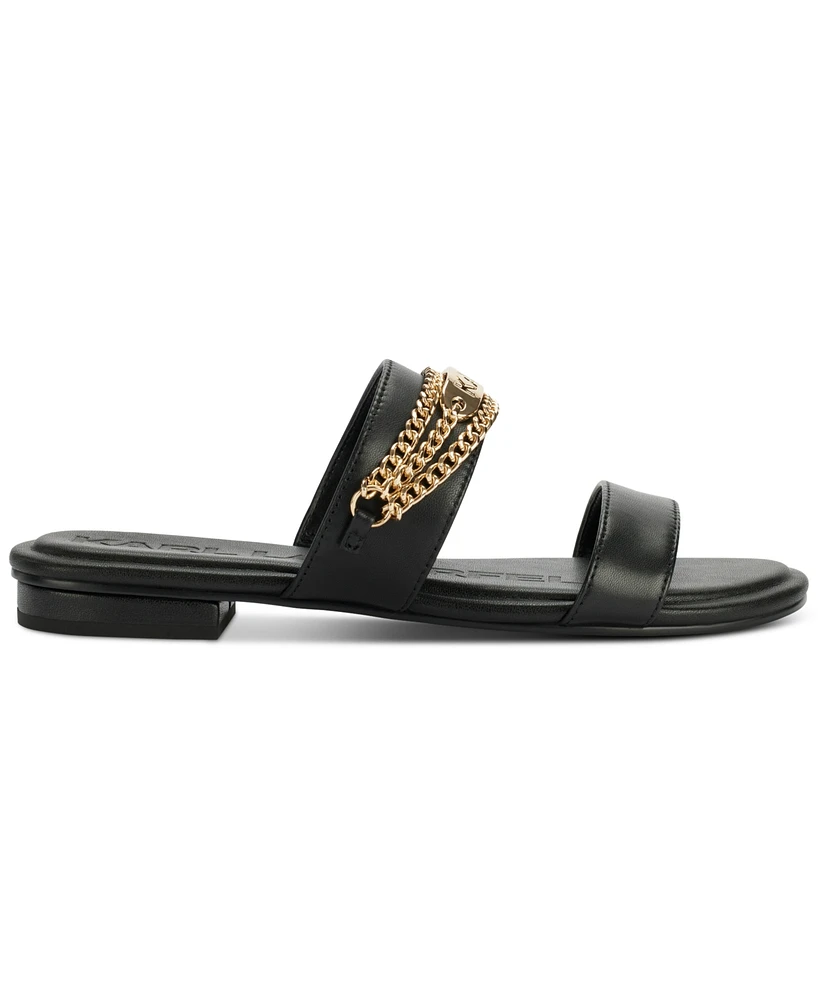 Karl Lagerfeld Paris Women's Canne Flat Sandals